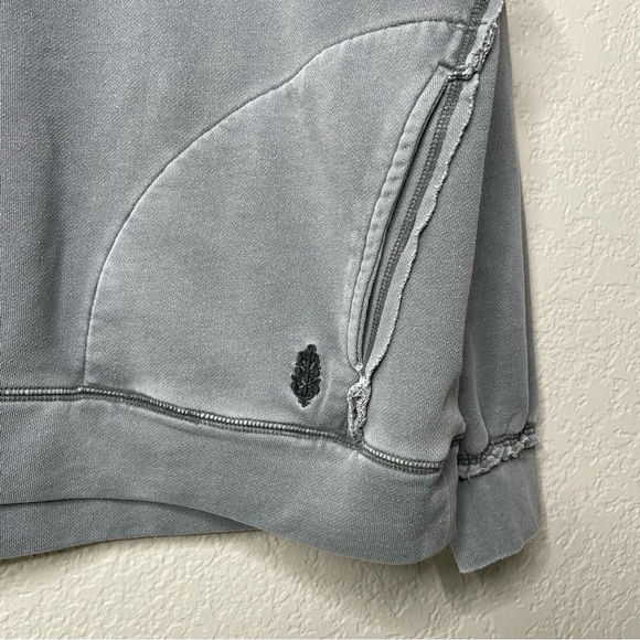 FP Movement Free People Solid Metti Crew Oversized Distressed - Picture 5 of 12